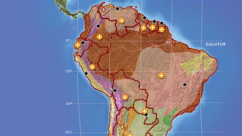 Interactive Map Of South America South America Interactive Map | PBS LearningMedia