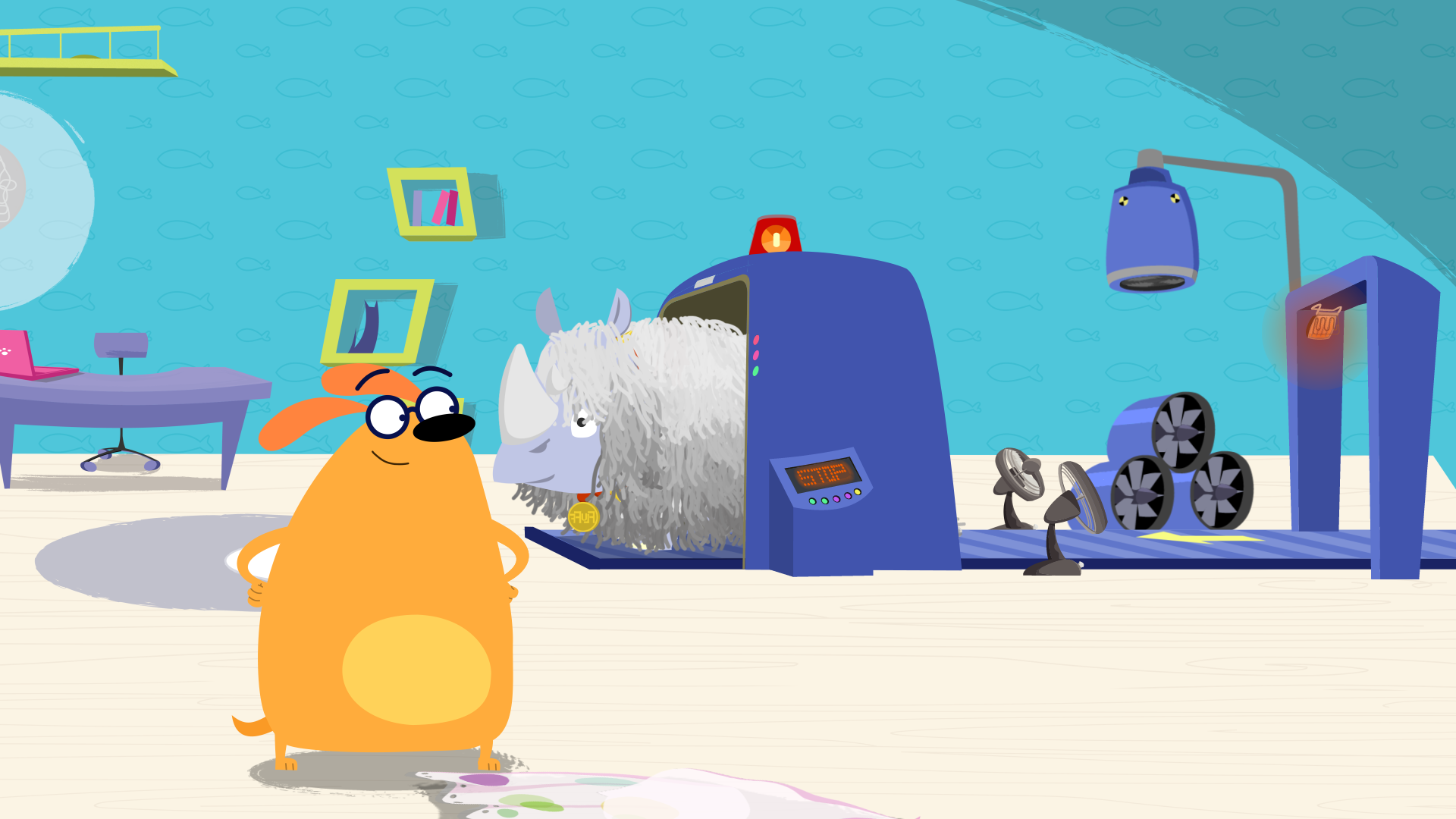 A Dry Pet is a Happy Pet! Video The Ruff Ruffman Show PBS