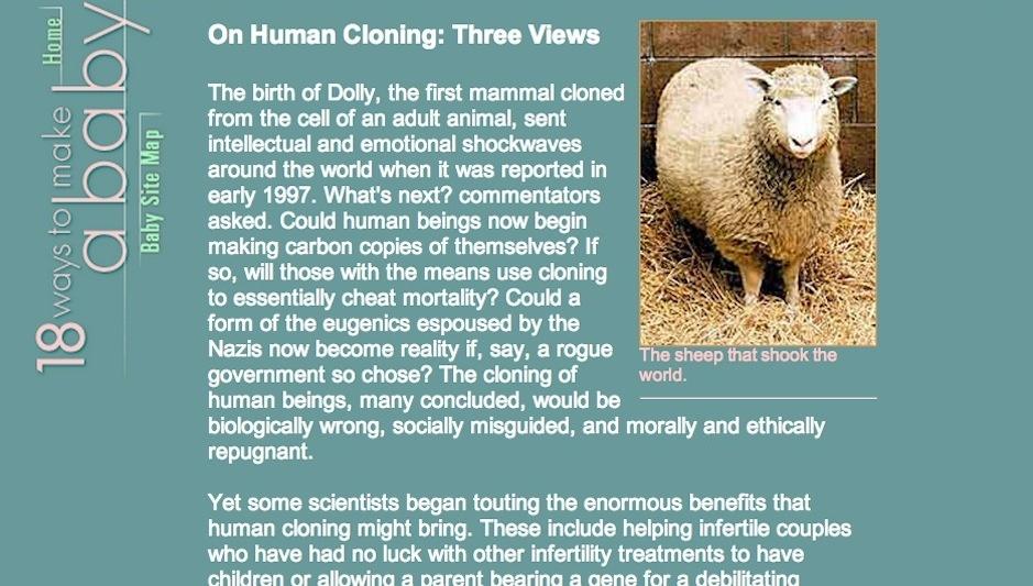 On Human Cloning | PBS LearningMedia