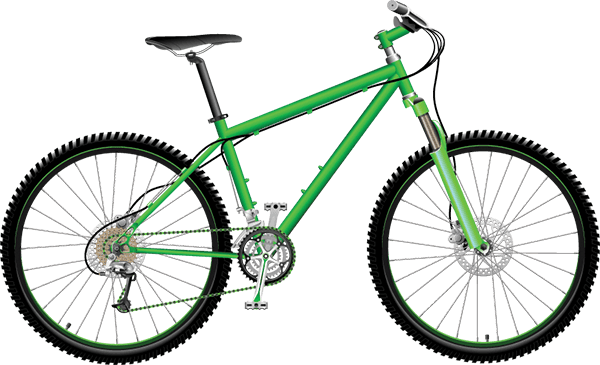 Bikes And Bicycles Green Mountain Bike Clipart Pbs - 
