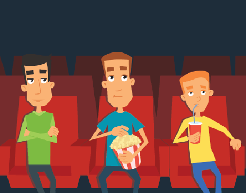 clipart watching movies - photo #2