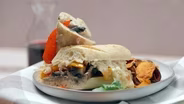 Portobello & Bell Pepper French Dip Sandwiches