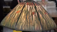 Appraisal: Handel Cattail Lamp, ca. 1915