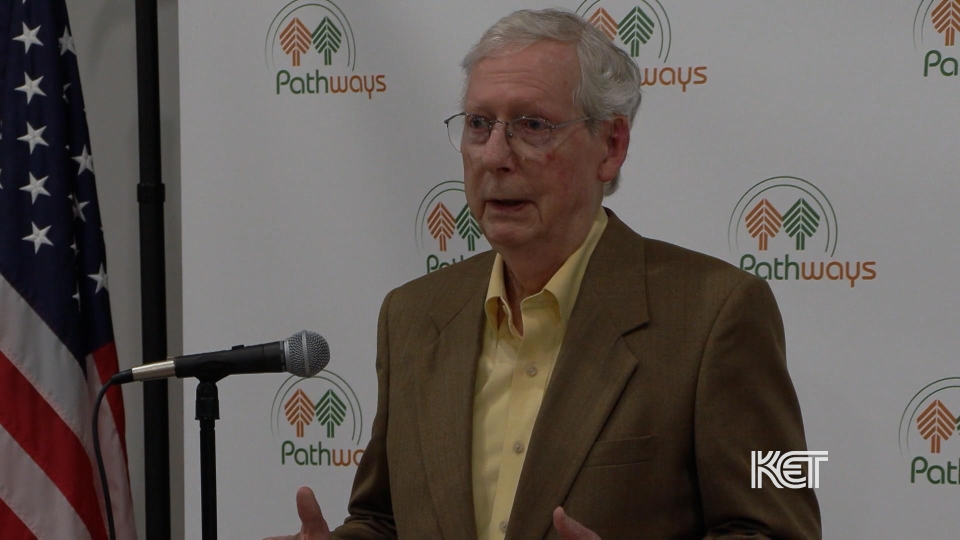 McConnell Visits Rehab Center in Ashland