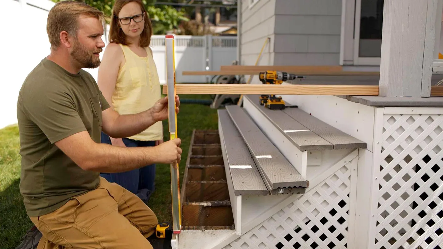 E1 | 2-Prong Outlet, Deck Stair Railing | Ask This Old House