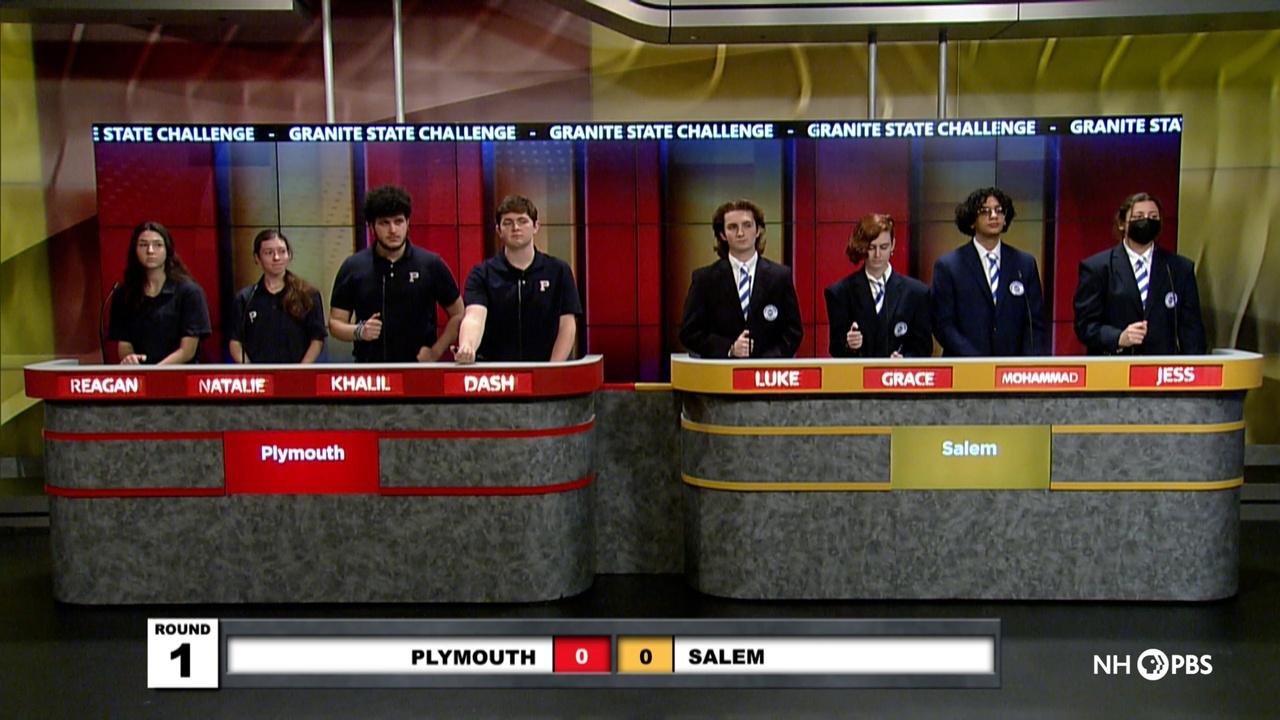 Granite State Challenge | Plymouth Regional High V. Salem High