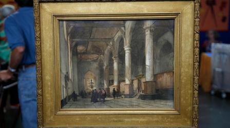 Video thumbnail: Antiques Roadshow Appraisal: Johannes Bosboom Watercolor, ca. 1860