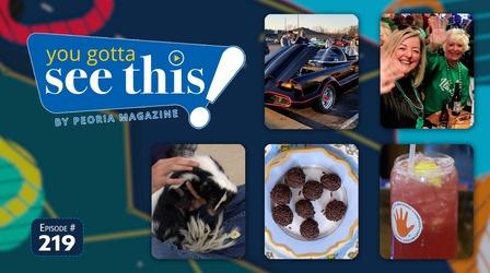 Video thumbnail: You Gotta See This! By Peoria Magazine Local Batmobile | St. Pat’s shenanigans | Friendly skunk