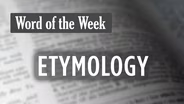 S01 E01: Etymology