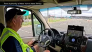 Port Authority tests self-driving shuttles at Newark airport