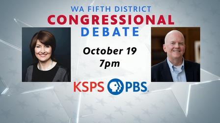 Video thumbnail: KSPS Public Television McMorris Rodgers - Wilson Debate OCT. 19