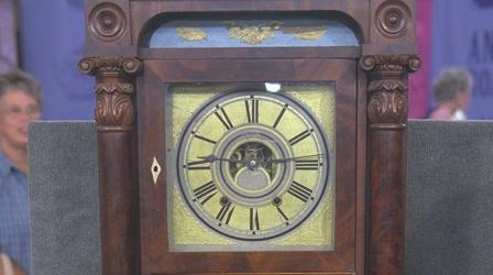 Video thumbnail: Antiques Roadshow Appraisal: C. & N. Jerome Shelf Clock, ca. 1835