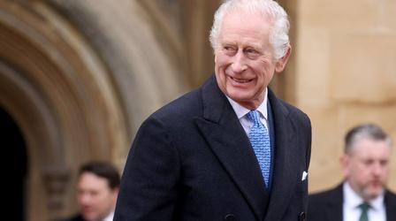 Video thumbnail: PBS NewsHour News Wrap: King Charles returning to public duties