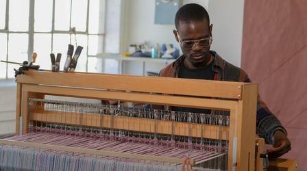 Video thumbnail: Craft in America Weaver Diedrick Brackens