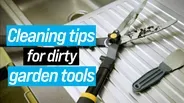 Cleaning Garden Tools