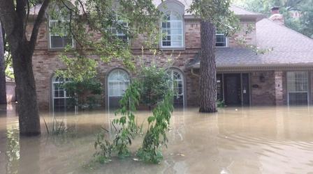 Video thumbnail: PBS NewsHour In west Houston, evacuees eager to start repairs