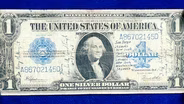 Appraisal: 1927 Spirit of St. Louis-flown & Inscribed $1 Silver Certificate