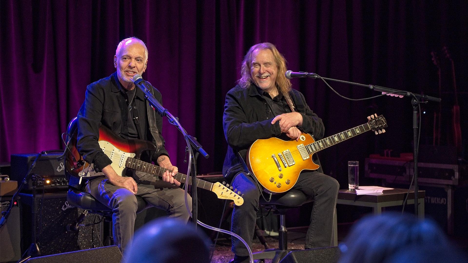 Peter Frampton reflects on his 60-year career with Warren Haynes of the Allman Brothers.