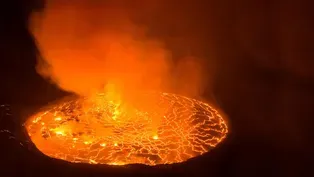Volcano on Fire