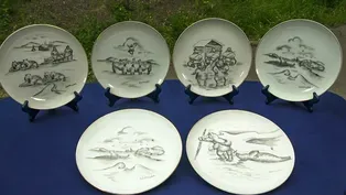 Appraisal: Robert Mayokok Plates, ca. 1960