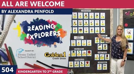 Video thumbnail: Reading Explorers K-2-504: All Are Welcome by Alexandra Penfold
