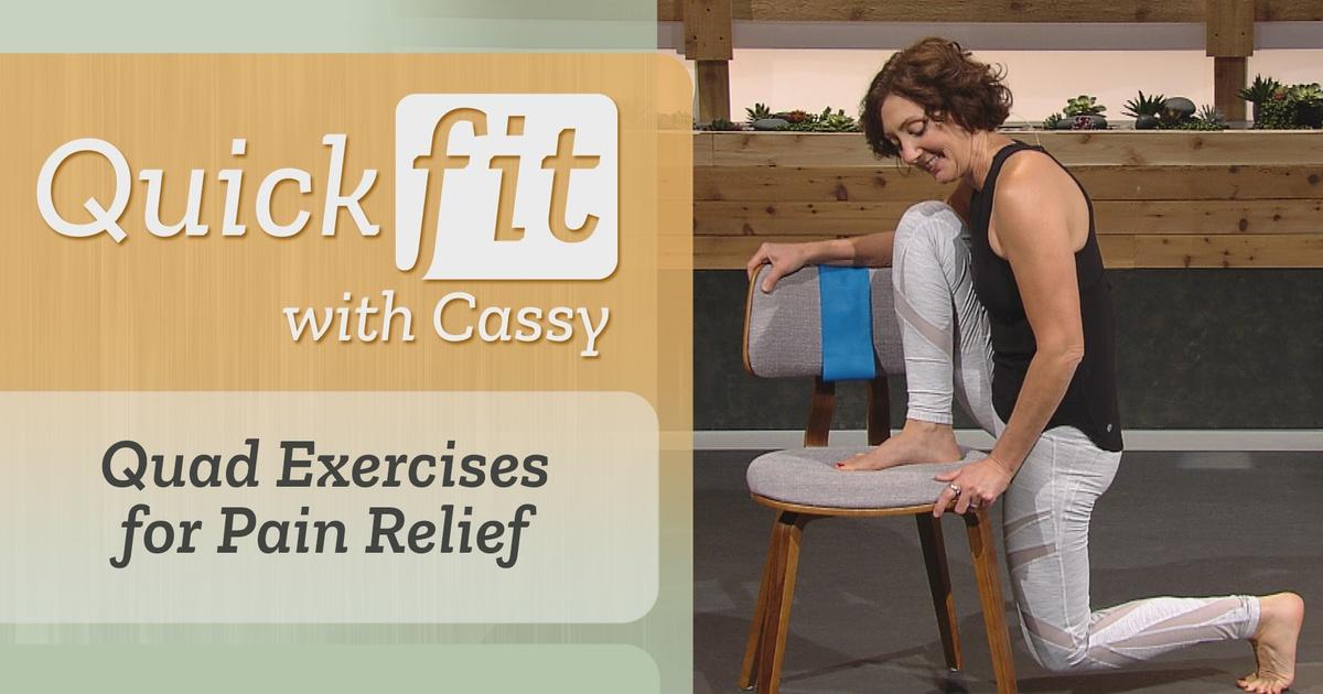 Quick Fit with Cassy | Quad Exercises for Pain Relief | Season 7 ...