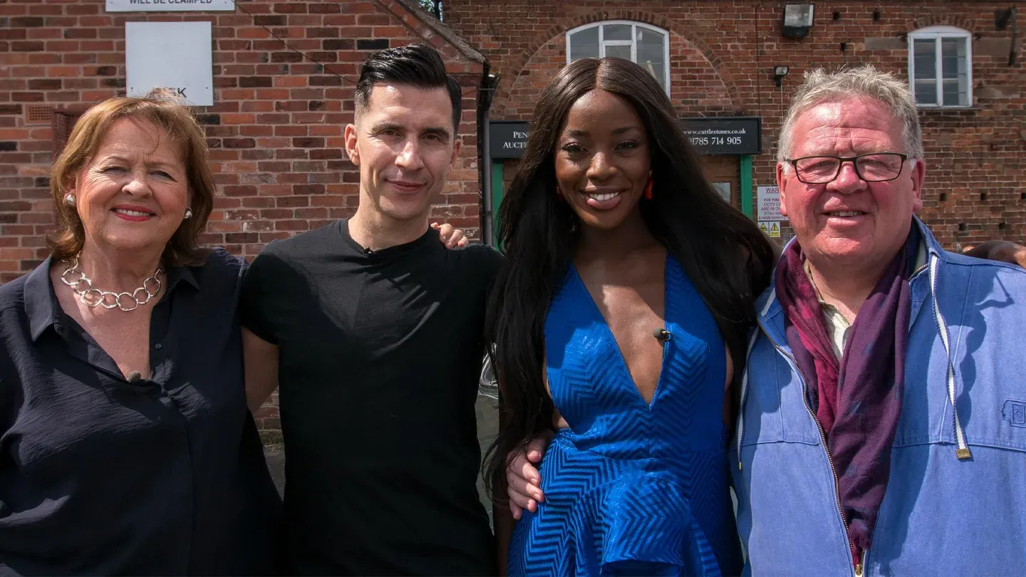 Russell Kane and AJ Odudu