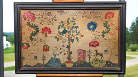 Video thumbnail: Antiques Roadshow Appraisal: Schoolgirl Needlework, ca. 1740