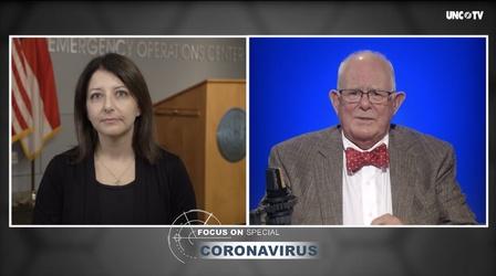 Video thumbnail: Focus On... COVID-19 Update with Dr. Mandy Cohen (July 22, 2020)