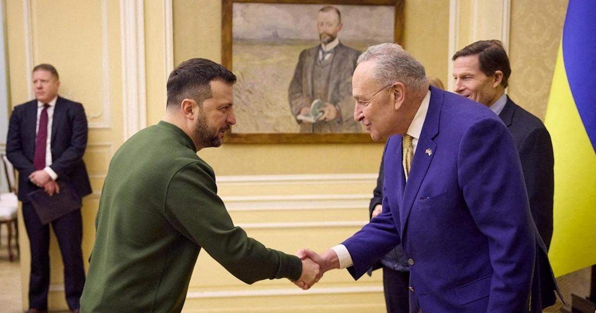 PBS News Hour | News Wrap: Schumer makes surprise visit to Ukraine | Season 2024