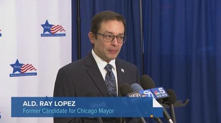 Video thumbnail: Chicago Tonight Spotlight Politics: Lopez Drops Out of Mayoral Race