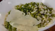 Rice and Garden Peas in Parmesan Broth | Kitchen Recipe