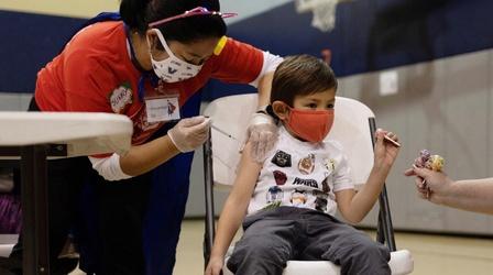 Video thumbnail: PBS NewsHour News Wrap: CDC backs COVID vaccinations for kids under 5