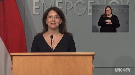 Video thumbnail: NC Emergency Management and Weather 07/07/20 Dr. Mandy Cohen Briefing (Spanish)
