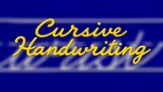 Cursive Handwriting WRS