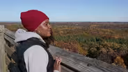 Angela Visits Lapham Peak