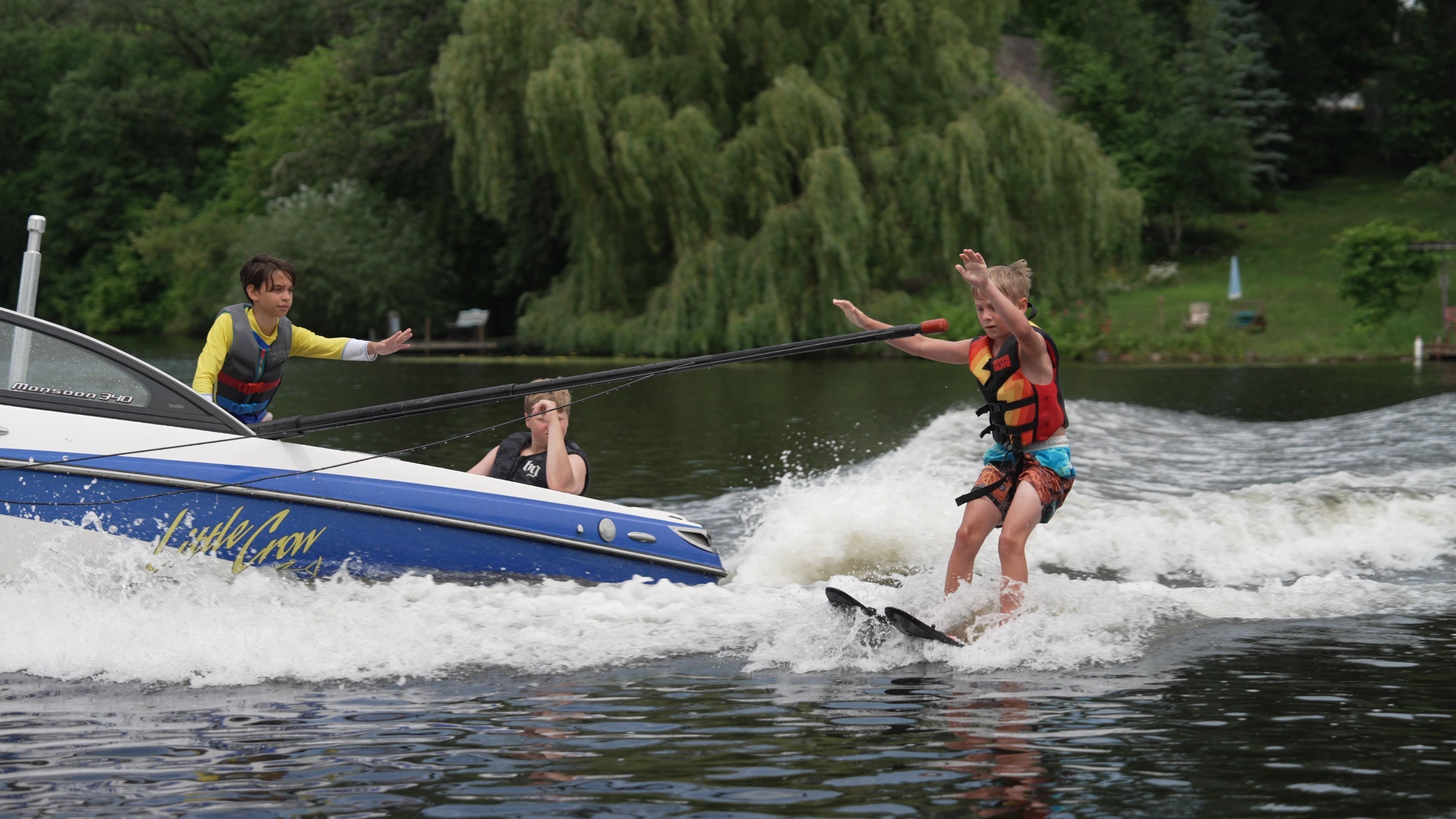 The Learn to Ski program teaches water skiing, artist Dani Prados; and an autumnal celebration.
