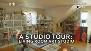 Amber Thomas gives us a tour of her studio.