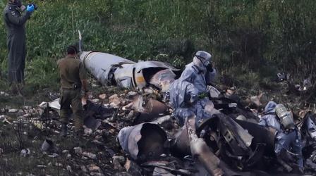 Video thumbnail: PBS NewsHour Israel strikes Syria after downing Iranian drone