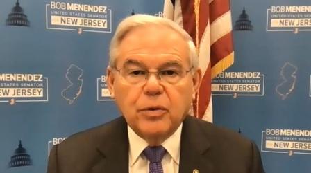 Video thumbnail: NJ Spotlight News Sen. Menendez on Senate vote to codify abortion rights
