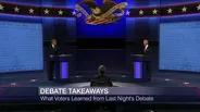 Debate Takeaways: What Did Voters Learn?