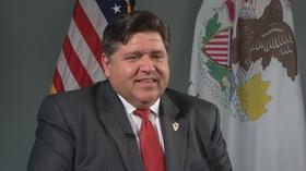 Video thumbnail: Chicago Tonight Gov. Pritzker Recounts His First 100 Days