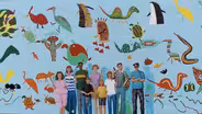 Restoring the Clyde Jones Mural with Artist Thomas Begley