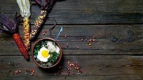 Video thumbnail: Kitchen Vignettes Polenta, Greens and Eggs