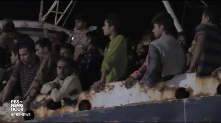 Video thumbnail: PBS NewsHour News Wrap: Italy sees largest migrant arrival in 5 years