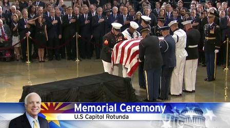 Video thumbnail: Arizona PBS John McCain memorial ceremony in Washington, D.C.