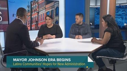 Video thumbnail: Chicago Tonight: Latino Voices Community Groups Outline Hopes for Johnson's Administration