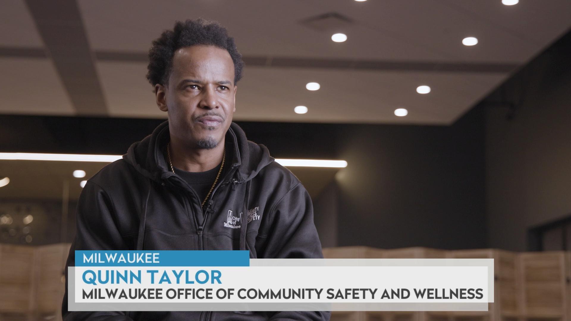 Quinn Taylor on a gun safety training program in Milwaukee