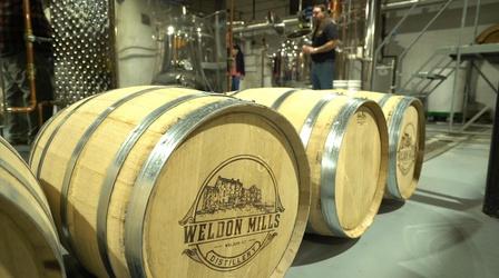 Video thumbnail: North Carolina Weekend Weldon Mills Distillery