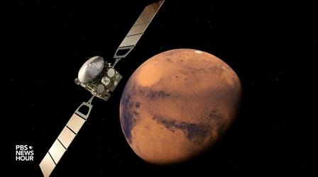 Video thumbnail: PBS NewsHour Could there be life in Mars' cold, salty lake?